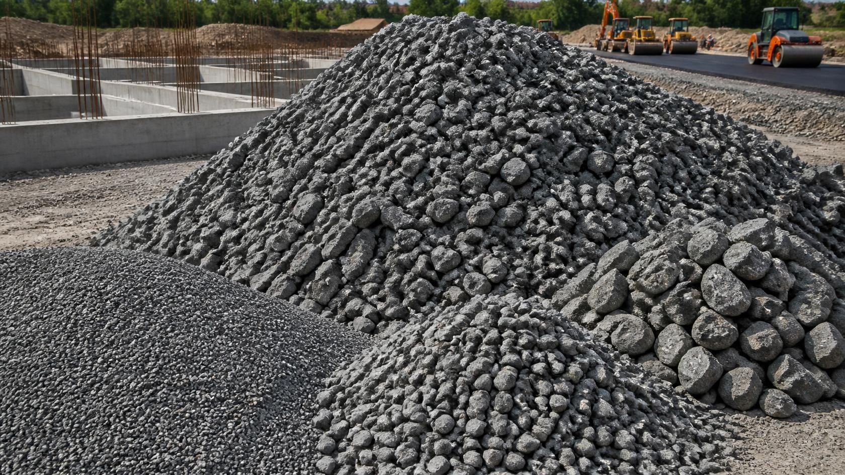 Stone aggregates for construction
